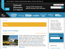 Tablet Screenshot of blog.liverpoolmuseums.org.uk